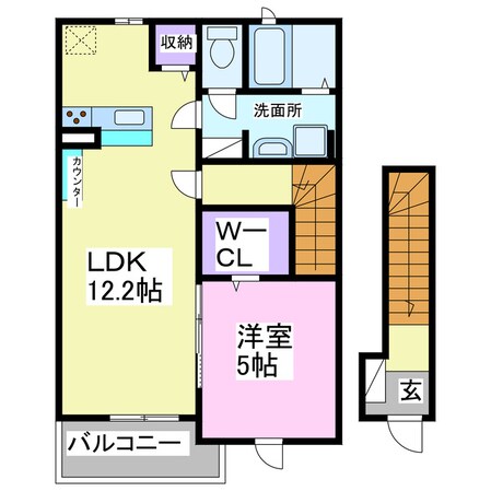 サンヴェール緑町の物件間取画像